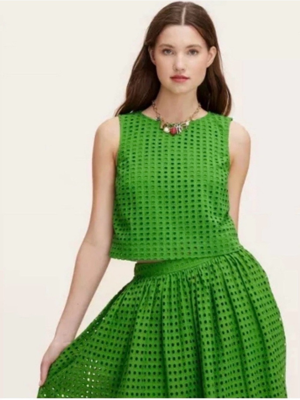 Kate Spade x Target Eyelet Tank